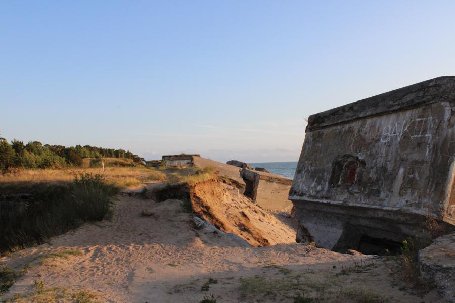 Liepāja Bunker am Strand